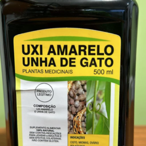 Uxi amarelo com unha de gato