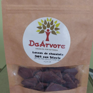 Lascas de chocolate 50% c/Stevia
