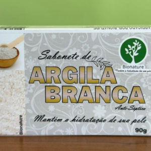 Sabonete de argila branca