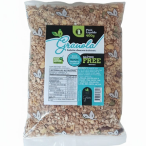 Granola sem glúten - Amendoim semente de abóbora