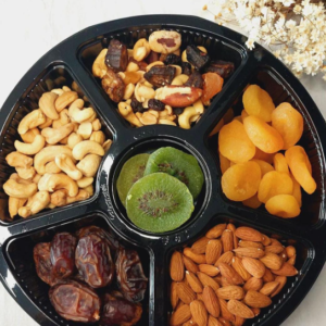 Tábua G com frutas e castanhas