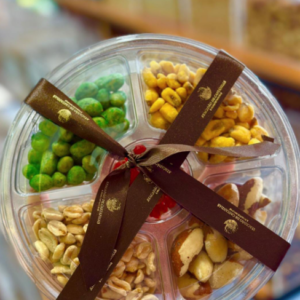 Tábua P de castanhas e frutas