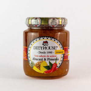 Geleia de Abacaxi com Pimenta Sem Açúcar