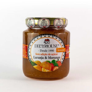 Geleia de Laranja com Morango Sem Açúcar