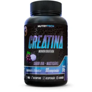 Creatina Comprimido Mastigável Sabor Uva