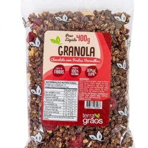 Granola Chocolate com Frutas Vermelhas