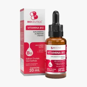 Vitamina B12 em Gotas - Sabor Frutas Vermelhas