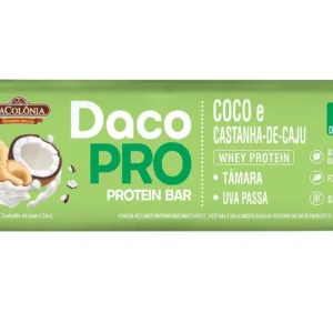 DacoPro Barra de Proteína – Coco e Castanha de Caju