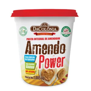 Amendo Power Pasta de Amendoim Integral Zero 1Kg