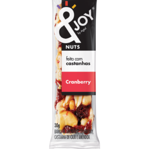 Barra de Cereais Joy Nuts e Cranberry